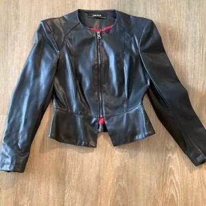 Zara Basic leather jacket